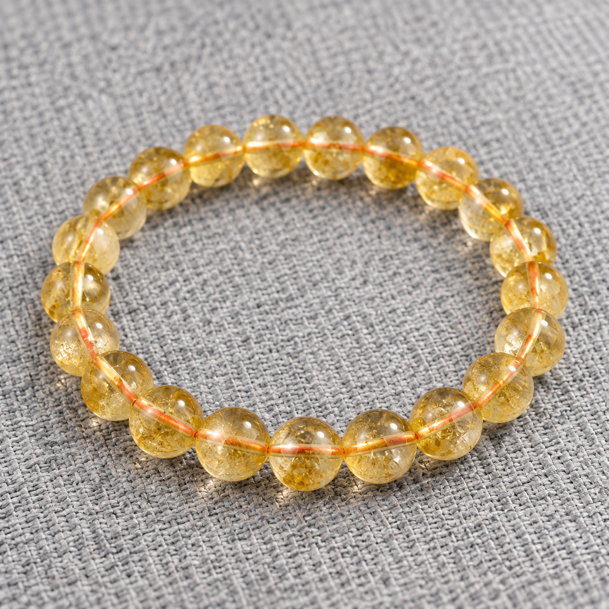 Yellow Citrin Bracelet