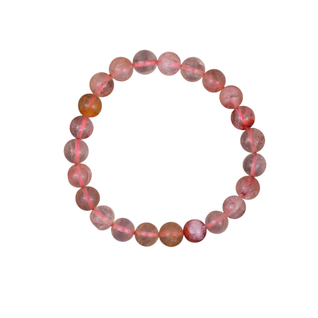 Fire Agate Stone Bracelet
