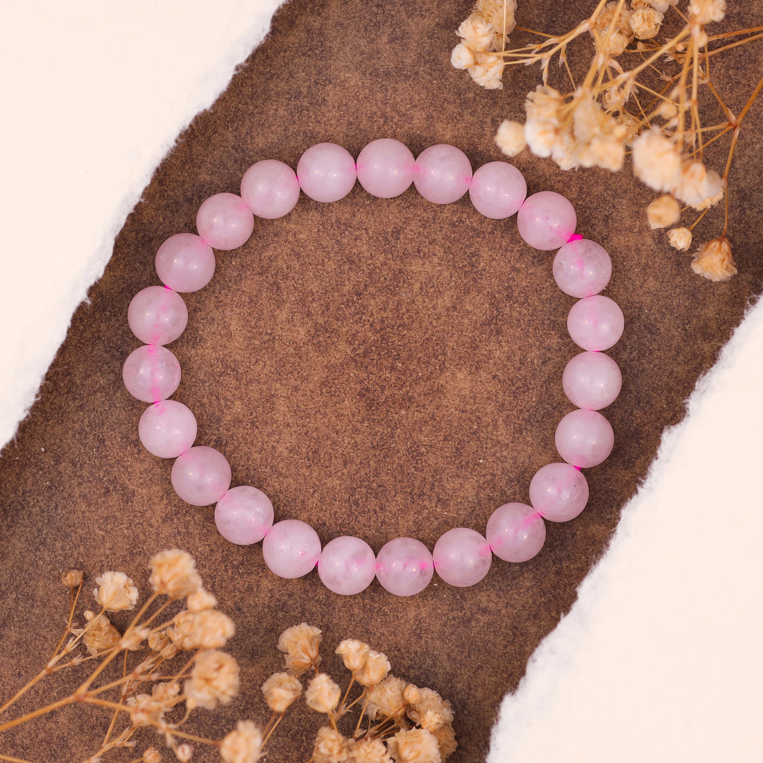 Rose Quartz Stone Bracelet