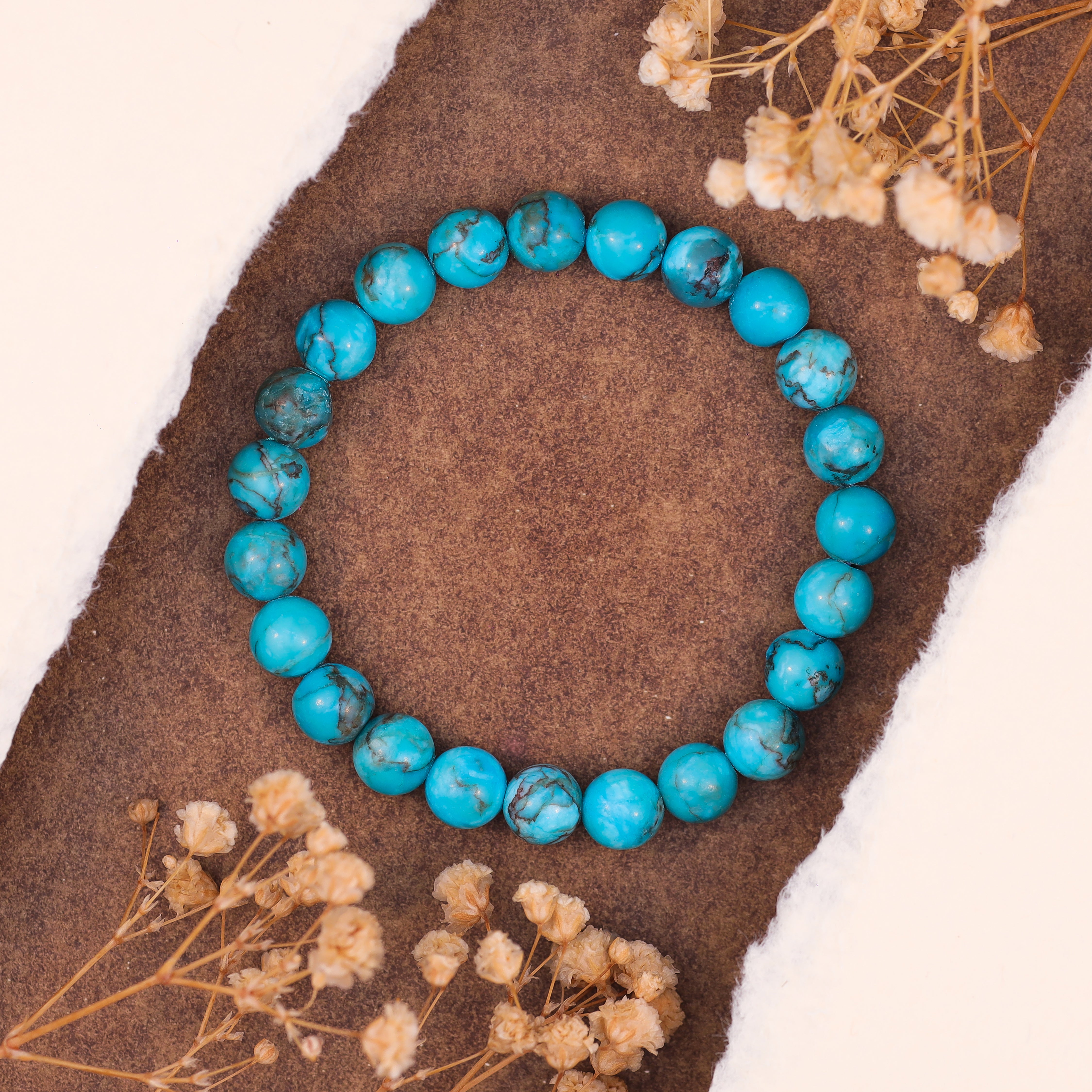 Blue Turquoise Stone Bracelet