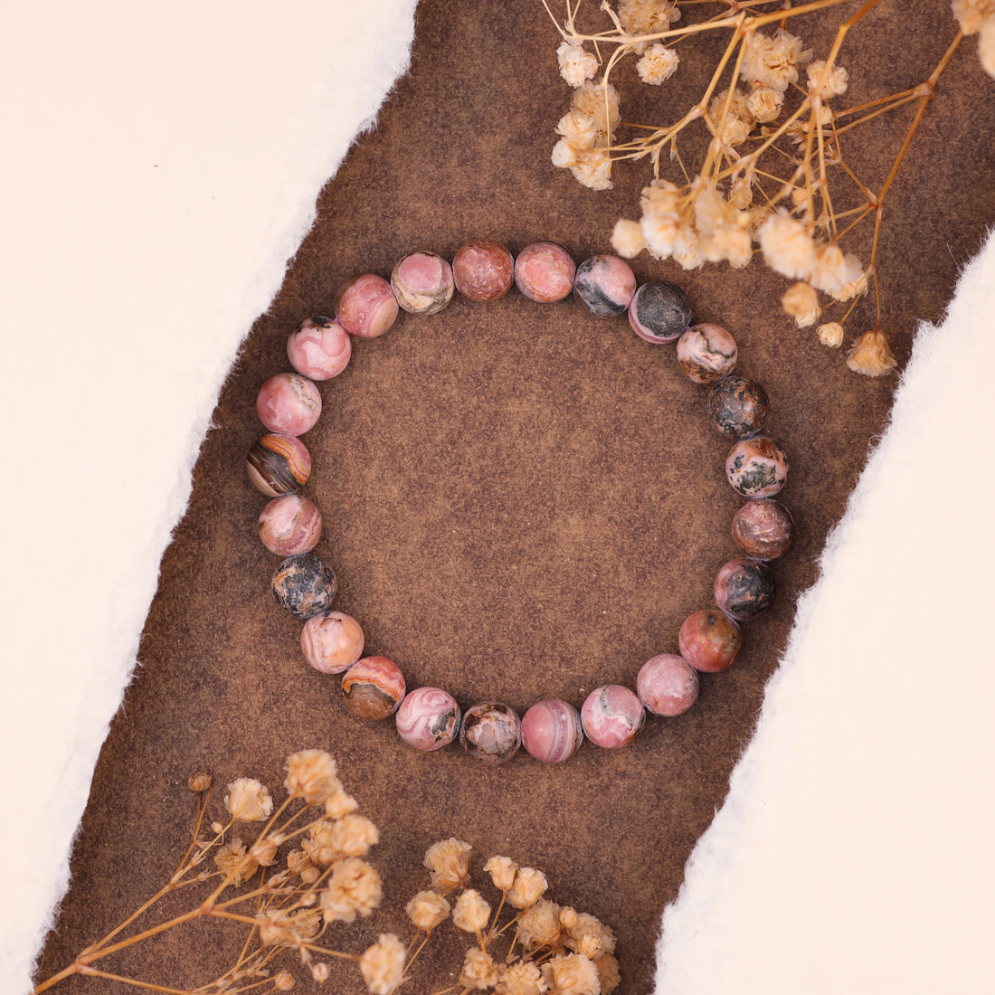 Rhonochrosite Stone Bracelet