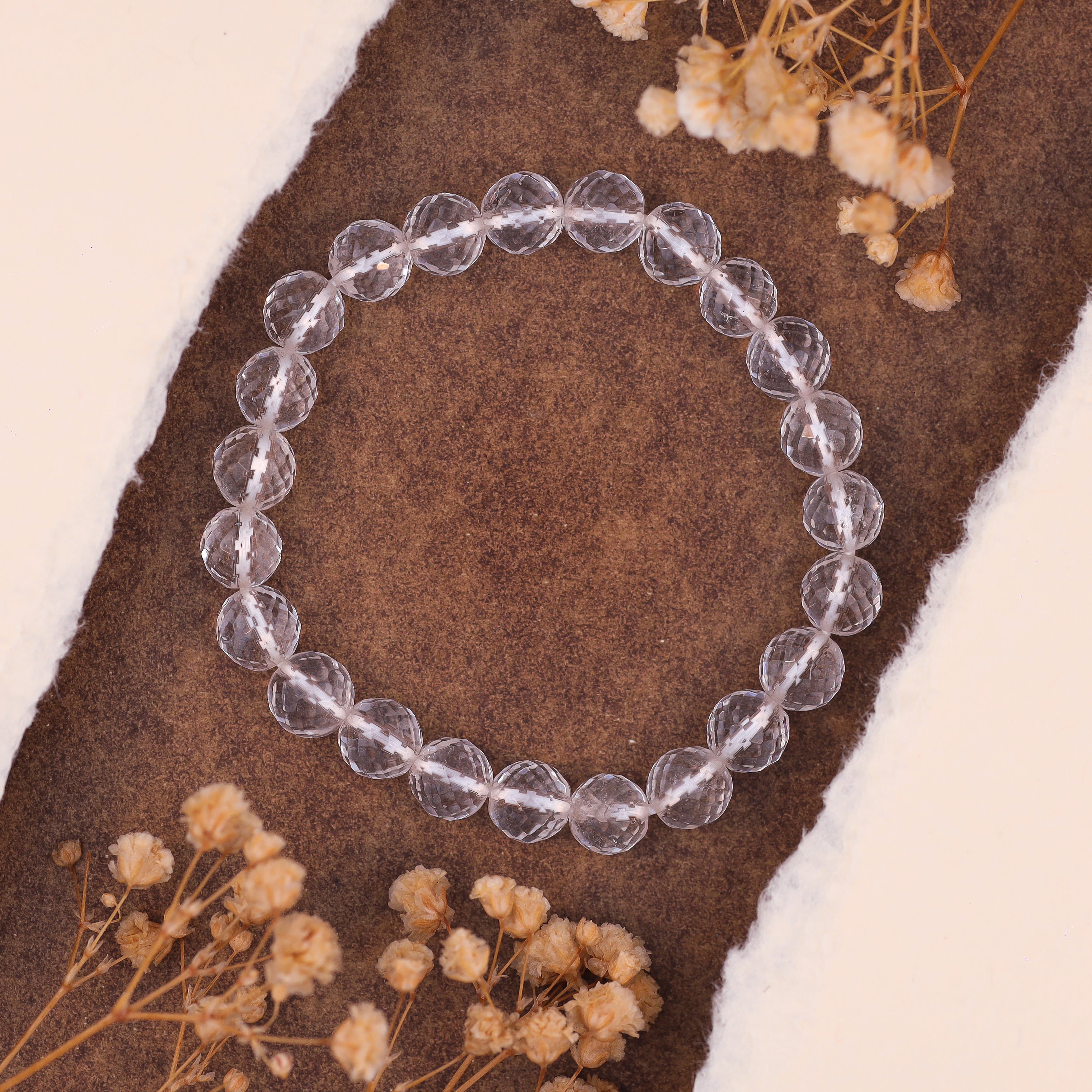 Clear Quartz Stone Bracelet