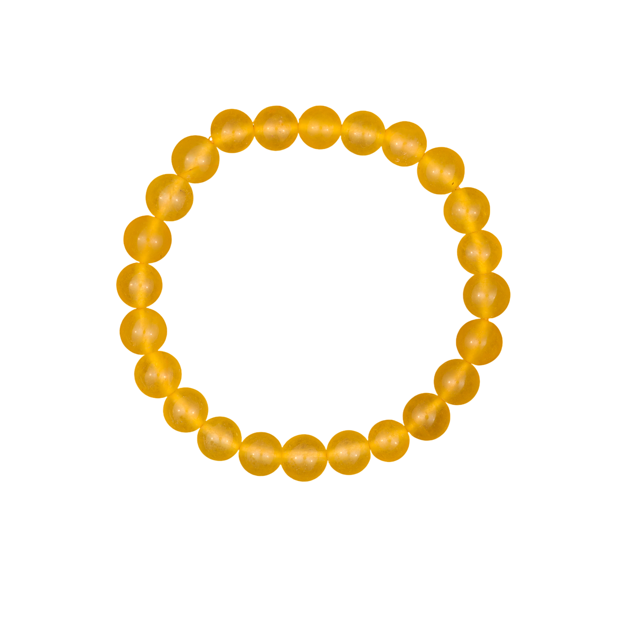 Yellow Jade Stone Bracelet