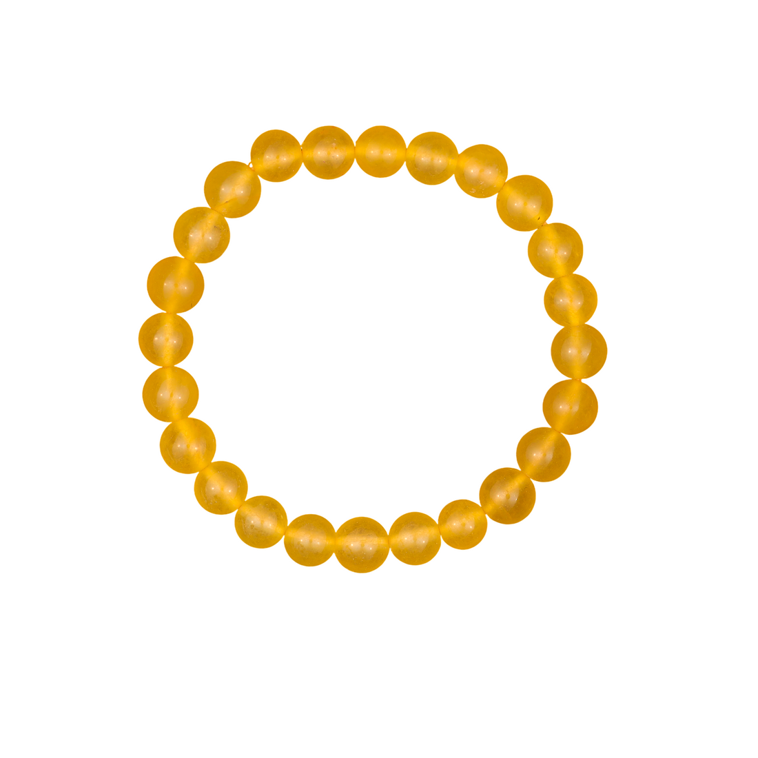 Yellow Jade Stone Bracelet
