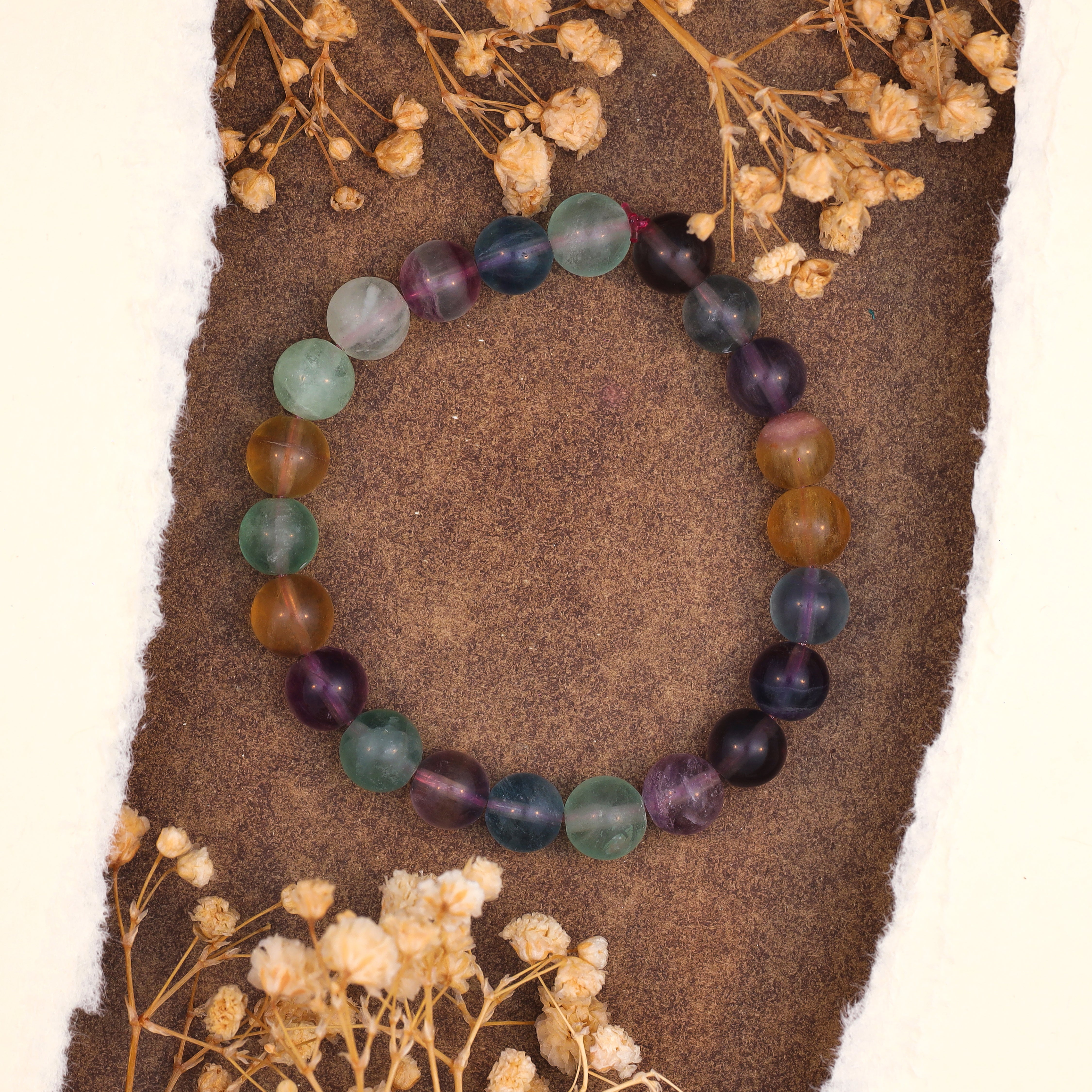 Multi Florite Stone Bracelet