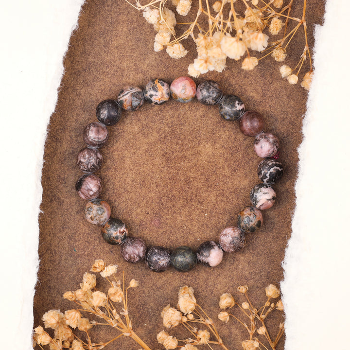 Rhodonite Stone Bracelet