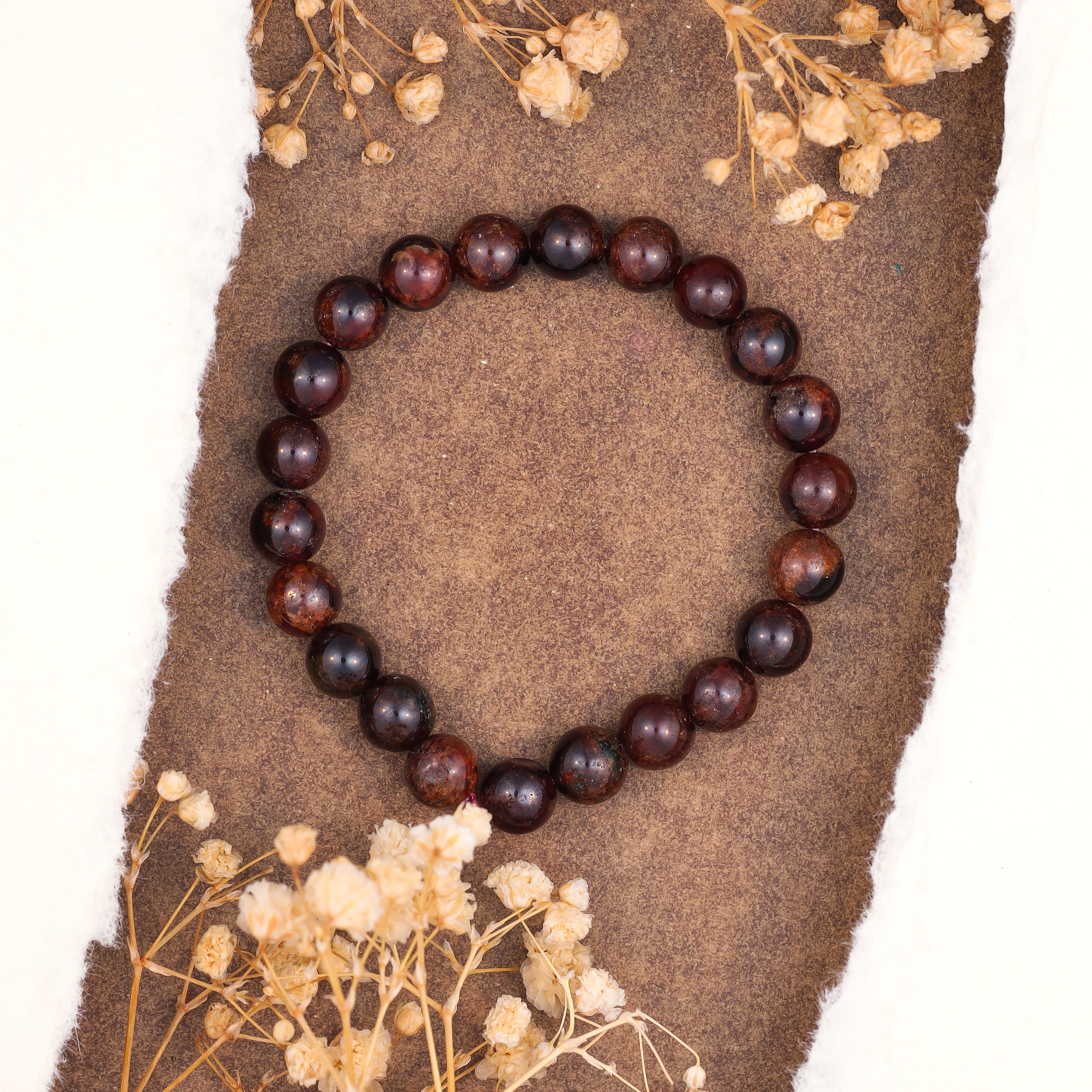 Hessonite Stone Bracelet