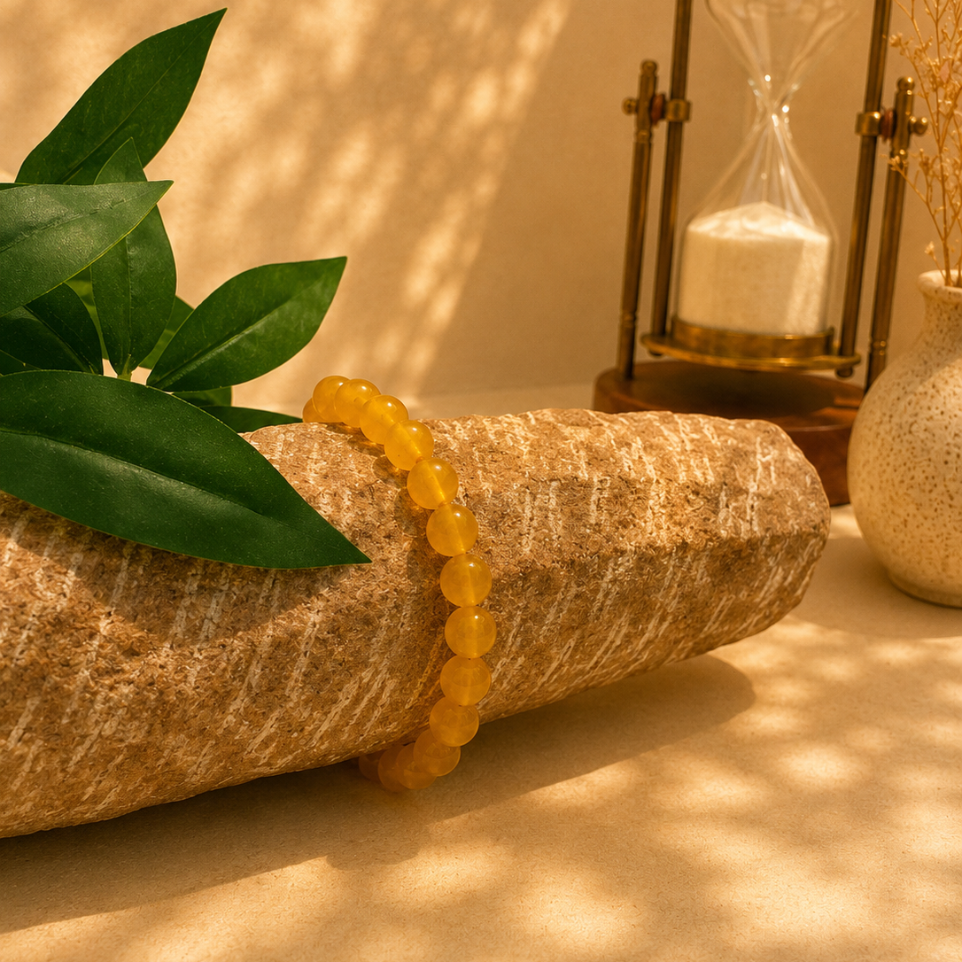 Yellow Jade Bracelet