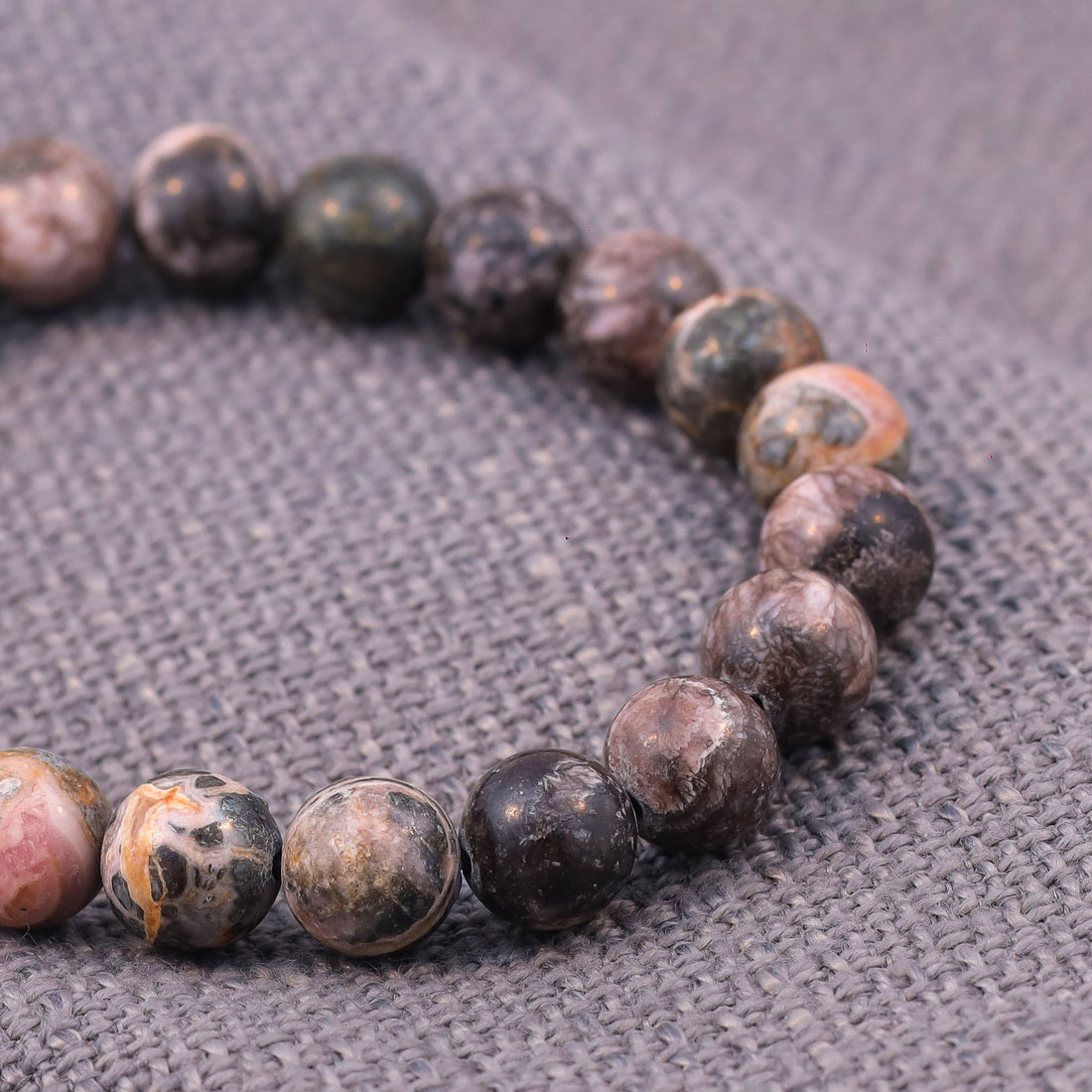 Rhodonite Stone Bracelet