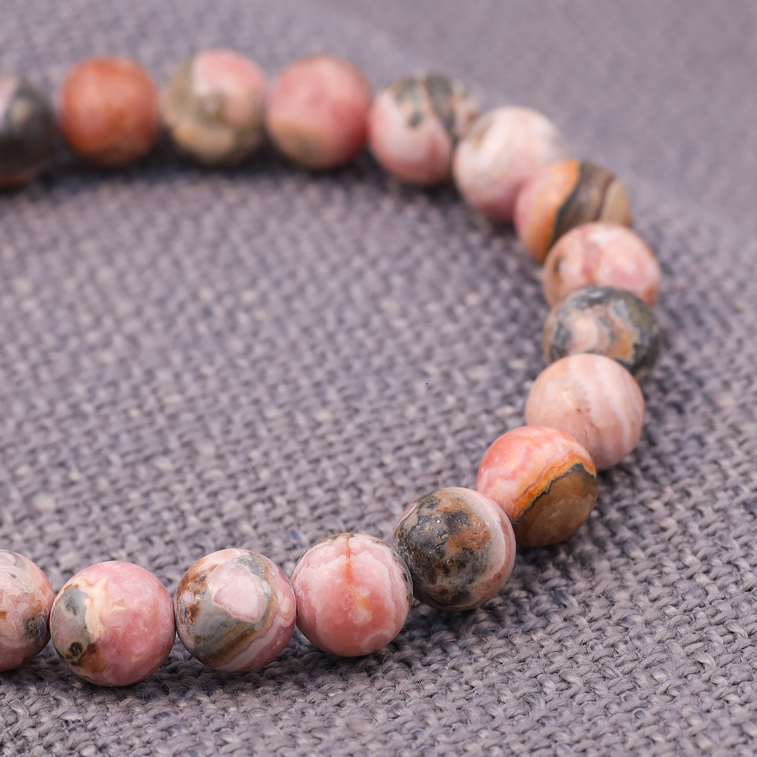 Rhonochrosite Stone Bracelet