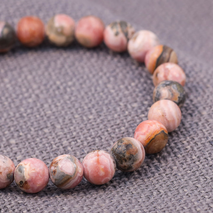 Rhonochrosite Stone Bracelet