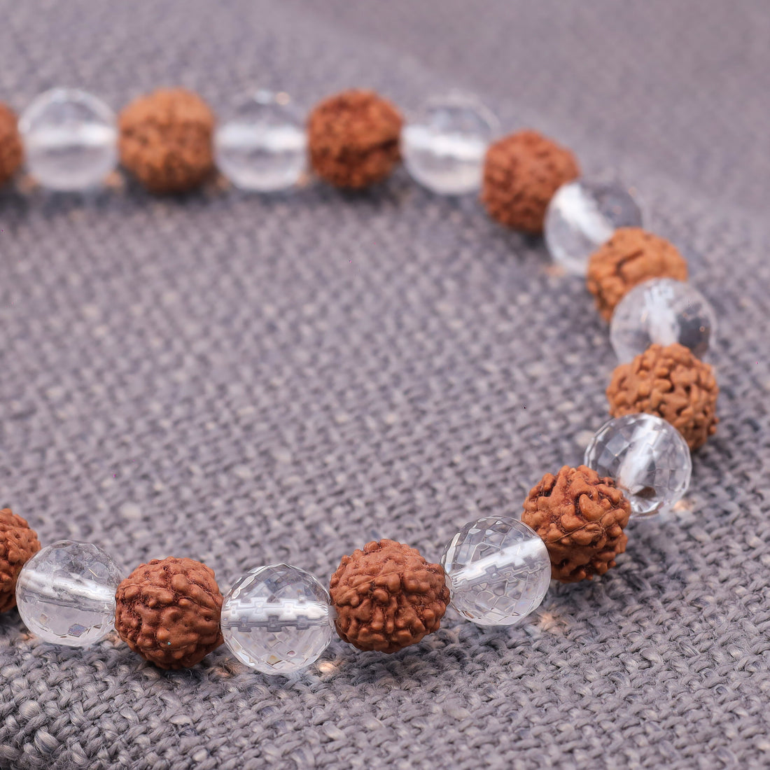 Rudraksha Crystal Stone Bracelet