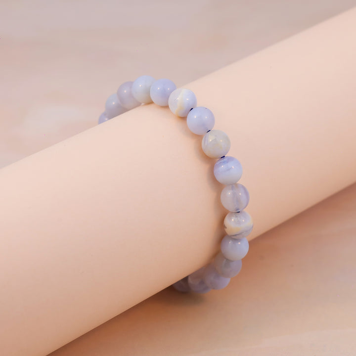 Blue Lace Agate Stone Bracelet