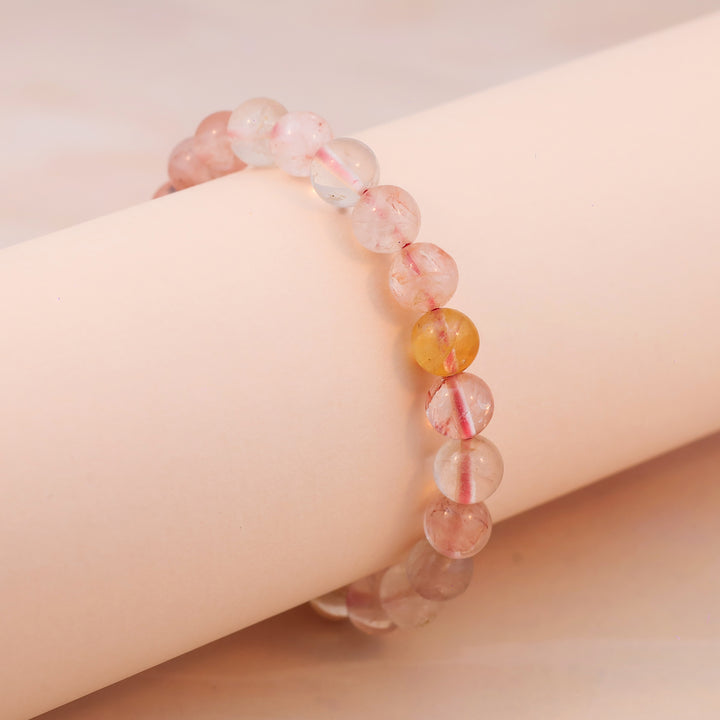 Fire Agate Stone Bracelet