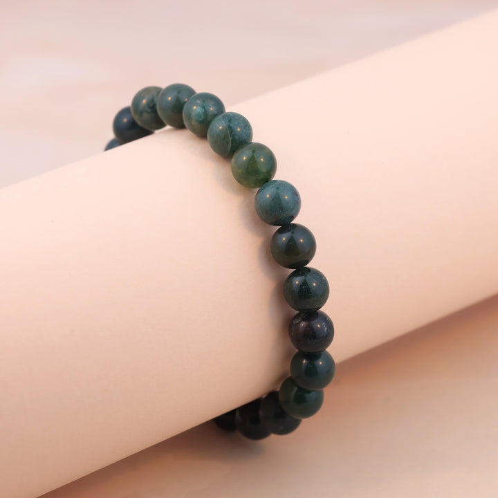 Moss Agate Stone Bracelet
