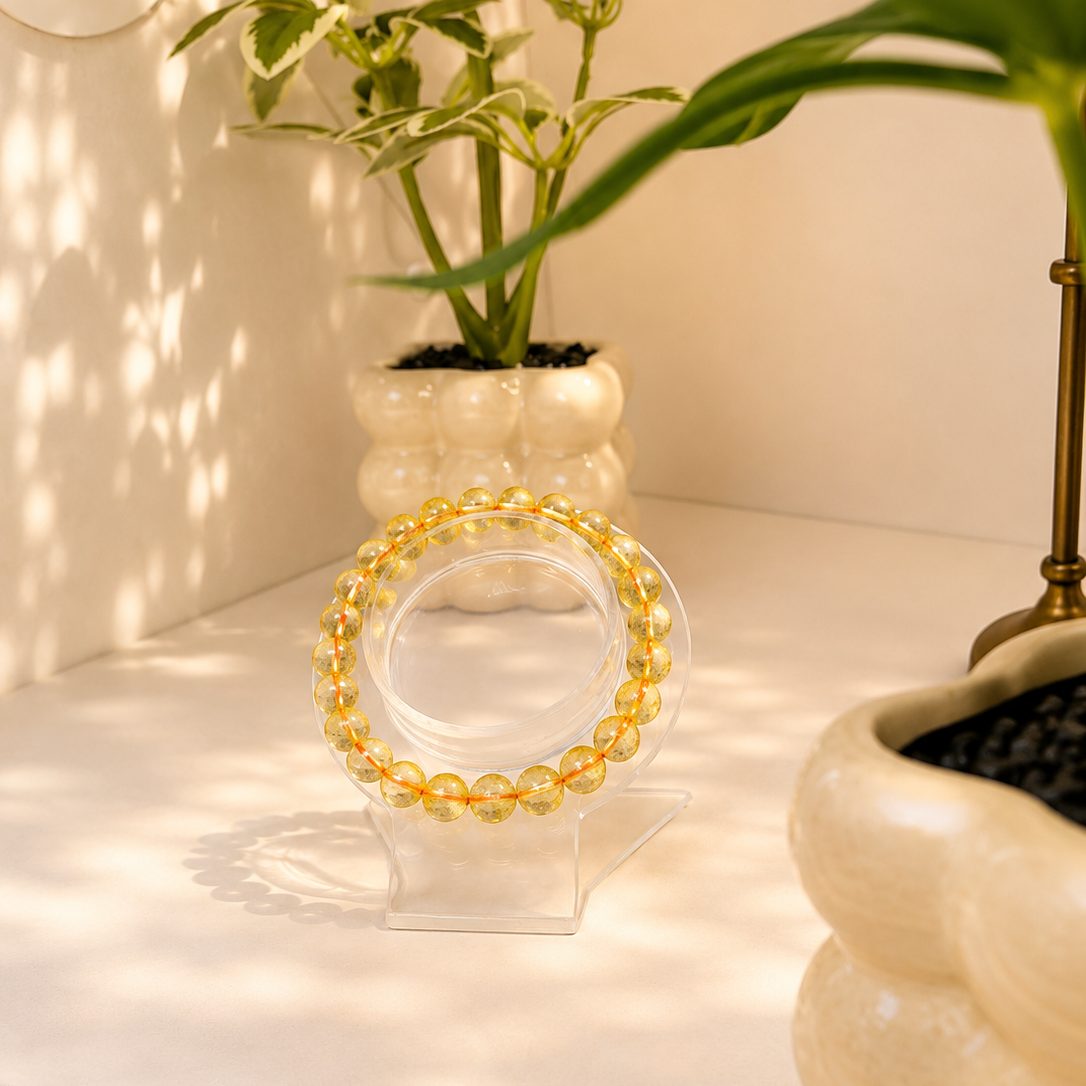 Yellow Citrin Bracelet