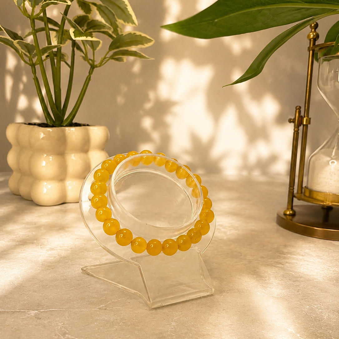 Yellow Jade Bracelet